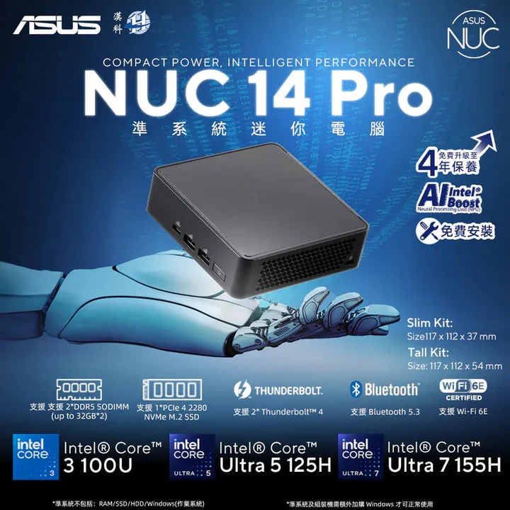 NUC 14 Pro Kit