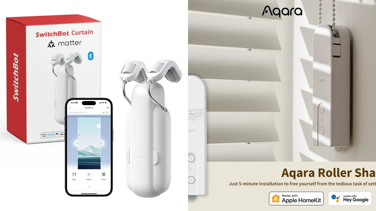 SwitchBot Curtain 3 vs Aqara Roller Shade Driver E1: cuál comprar en 2026